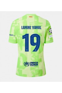 Barcelona Lamine Yamal #19 Jalkapallovaatteet Kolmaspaita 2024-25 Lyhythihainen